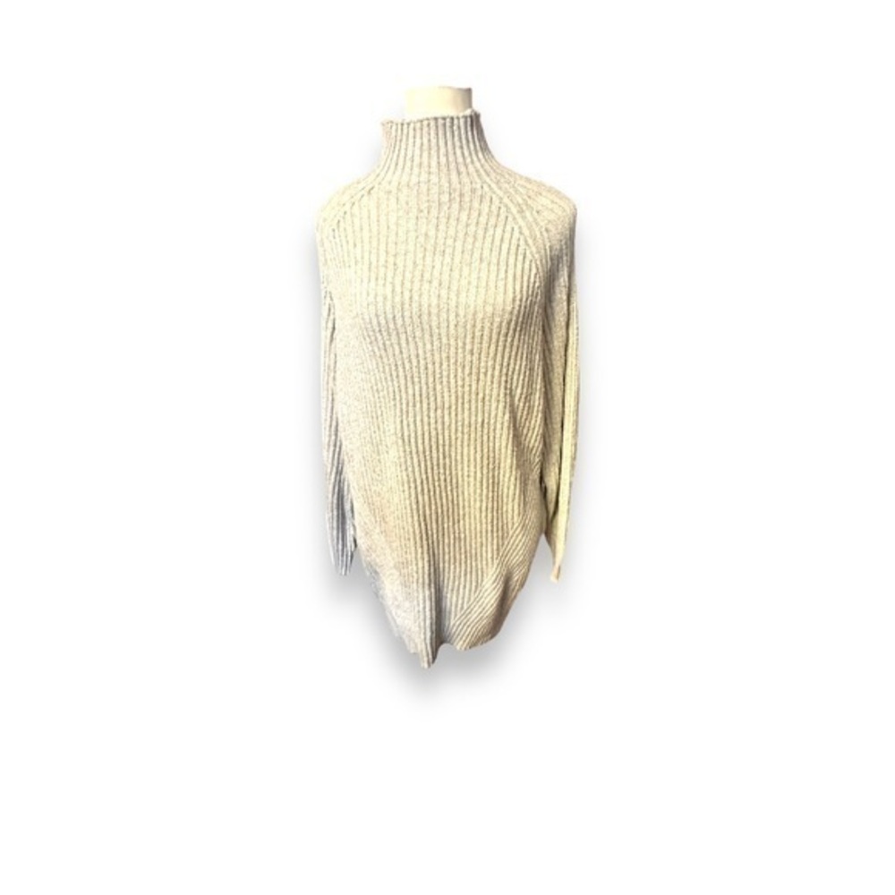 Women’s Ardene Turtleneck Sweater Grey Beige Medium